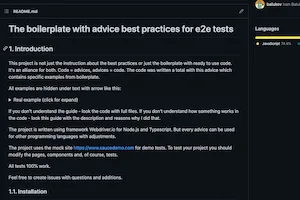 E2E Best Practices
