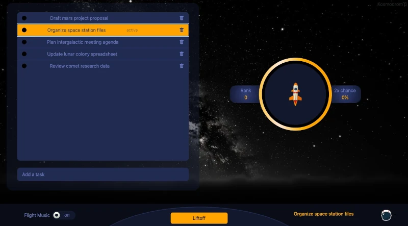 Kosmodrom Application
